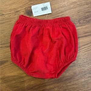 Baby Luigi Red Corduroy Diaper Cover